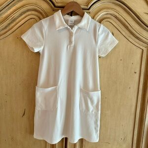 Zara Girls White Polo Tennis Dress (size 11-12)